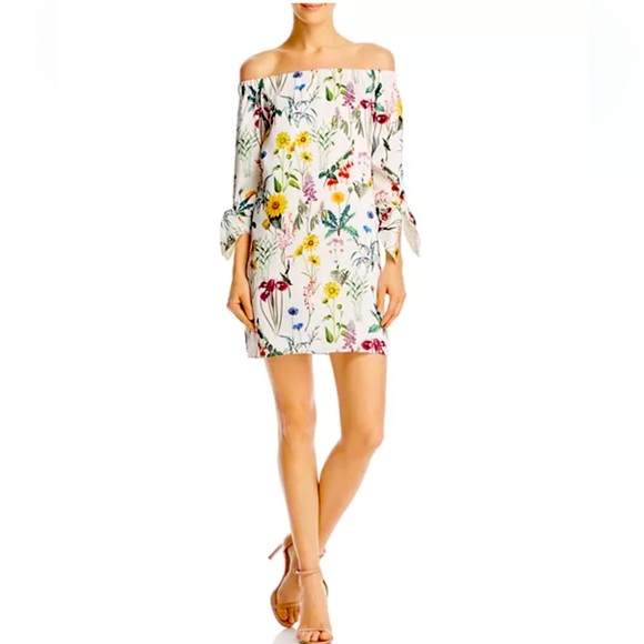 BAILEY 44 Botanical Off Shoulder Floral Shift Dress - Picture 1 of 8